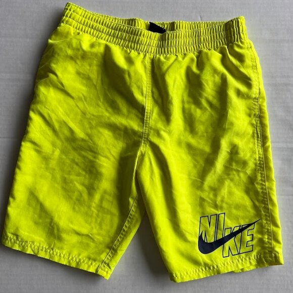 Nike Boys' Swim Shorts / Trunks - Neon Yellow - Size Large - Picture 1 of 4